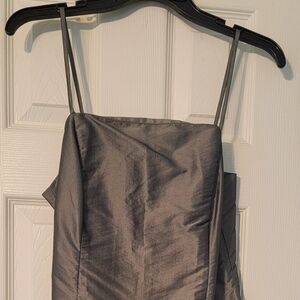 Express Stylish Gray Spaghetti Strap Dress